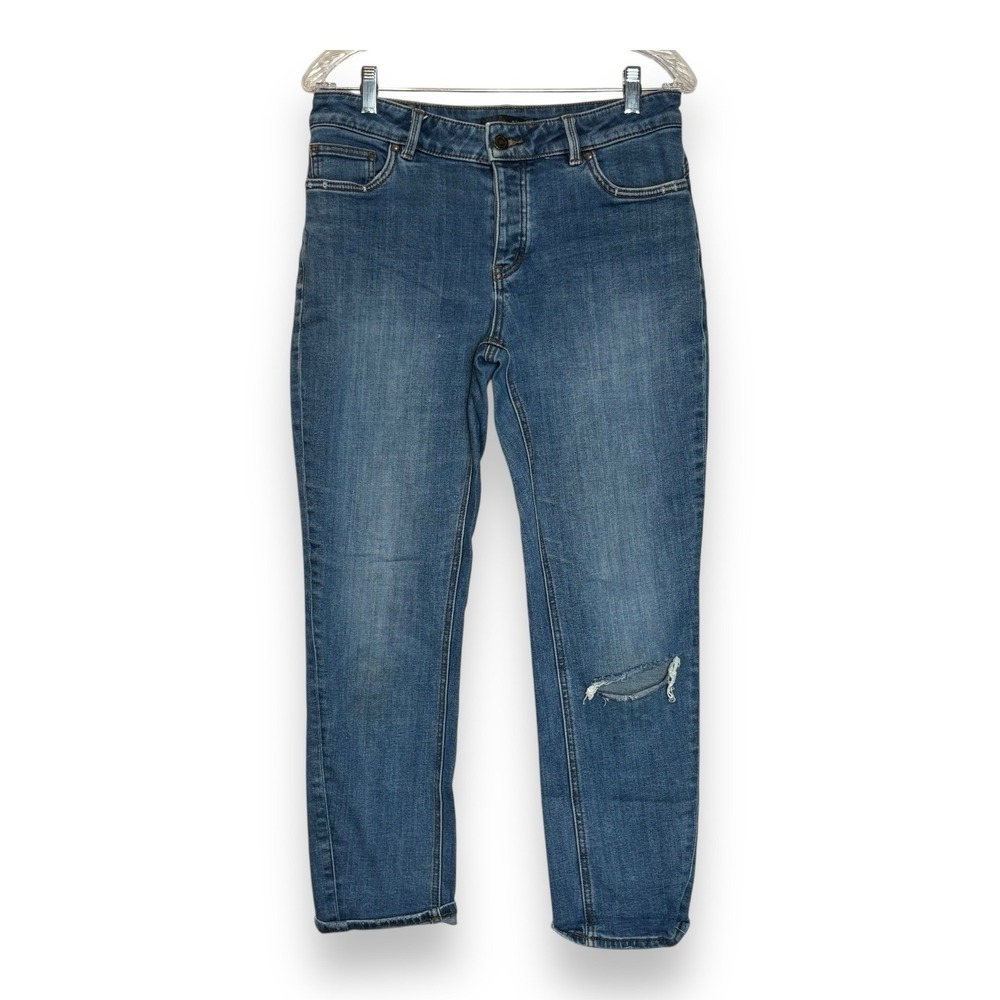 Prana Jeans Womens 6/28 blue denim casual Straight classic organic cotton